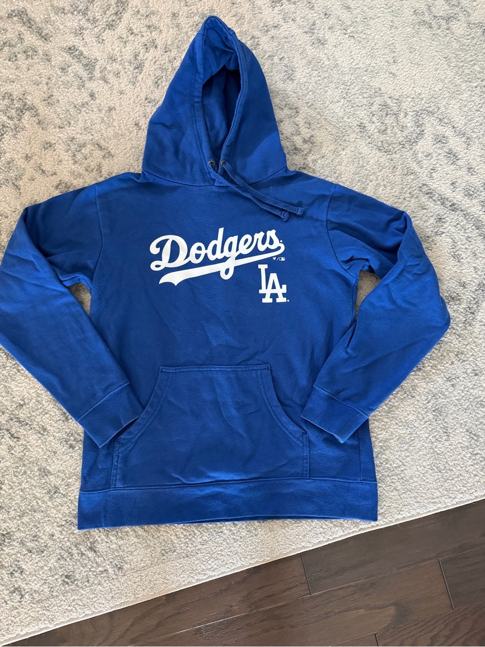 Fanatics Dodgers Blue Zip-Up Hoodie